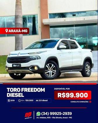 FIAT TORO 2.0 16V TURBO DIESEL FREEDOM 4WD AT9